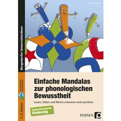 Einfache Mandalas zur phonologischen Bewusstheit, Broschre, 1.-2. Klasse