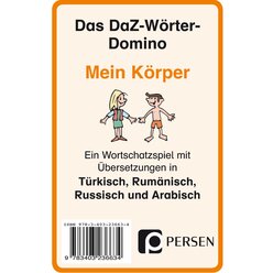 Das DaZ-Wrter-Domino: Mein Krper, Kartenspiel, 1.-4. Klasse