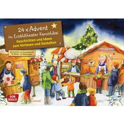 Kamishibai Bildkartenset - 24 x Advent im Erzhltheater, 3-6 Jahre