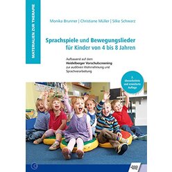 Sprachspiele und Bewegungslieder fr Kinder von 4 bis 8 Jahren, Spiralbuch