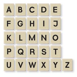 Magnetische Großbuchstabenblocks, 50 Teile