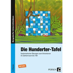 Die Hunderter-Tafel, Buch mit Poster, 2. Klasse