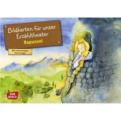 Kamishibai Bildkartenset - Rapunzel, 3-8 Jahre
