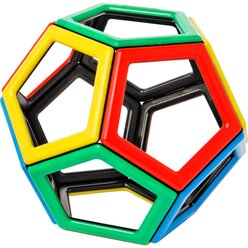 Magnetic Polydron Fnfeck-Set 12 Teile