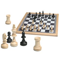 Schach, magnetisch, 49 x 49 cm