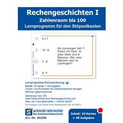 Stpselkarten 'Rechengeschichten I'