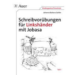 Schreibvorbungen fr Linkshnder mit Jobasa, Teil 1, 1. Klasse/Vorschule