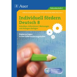 Individuell frdern Deutsch 8 Schreiben Informieren/ Meinungen und Anliegen darlegen