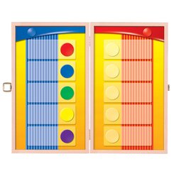 Flocards Junior Holzklappkasten, Lernsystem fr Kinder ab 2 Jahre