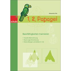 1, 2 Papagei, Kopiervorlagen, 4-7 Jahre