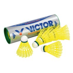 Badminton-Blle, blau - Geschwindigkeit mittel, 6 Stck