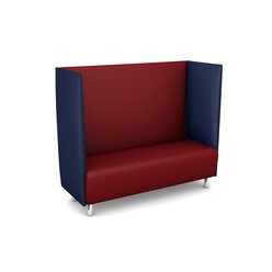 Akustiko Berlin B1 CME (schwer entflammbar), Schallschutzsofa Ocean 033131, Farbe Sitzflche Bordeaux 033124
