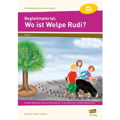 Begleitmaterial: Wo ist Welpe Rudi?, Broschre inkl. DVD, 2. Klasse