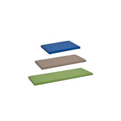 Sitzpolster fr Regal, Newlife Eco: Dunkelgrau, 142,9 x 47 x 4 cm