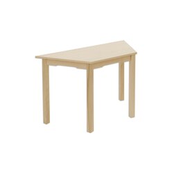 Trapeztisch Trapetino, Buche hell, Hhe 64 cm