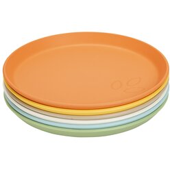 treeNside Teller, 6er-Set bunt