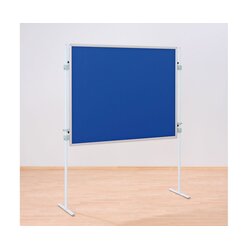 Sparset Tafelreihe, Tafeloberflche blau, 3 Tafeln, 4 T-Fu-Stative