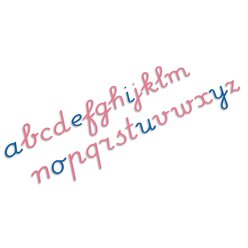 Bewegliches Alphabet, lateinische Ausgangsschrift - internationale Version, ab 4 Jahre