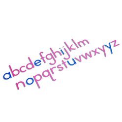 Bewegliches Alphabet, Druckschrift - internationale Version, ab 4 Jahre