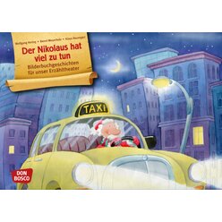 Kamishibai Bildkartenset - Der Nikolaus hat viel zu tun, 3-6 Jahre