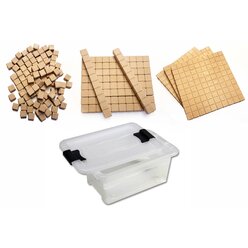 Dienes 432 Teile aus ReWOOD Set II natur