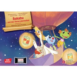 Bakabu und das Sterne-Laternenfest, Kamishibai Bildkartenset, 3-6 Jahre