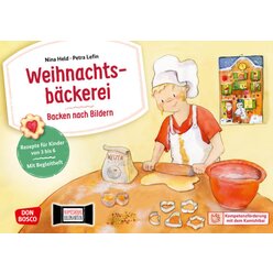 Weihnachtsbckerei: Backen nach Bildern. Kamishibai Bildkartenset, 3-6 Jahre