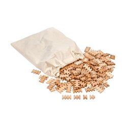 Dusyma-Steckbausteine Holz, 500 Stck, ab 3 Jahre