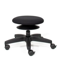 Erzieherhocker Smoover, Kunstleder hellgr�n, Sitzfl�che 37cm, Sitzh�he 29,5-35 cm