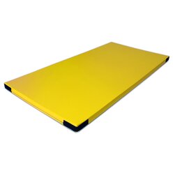 Fallschutzmatte FSM 160/60, 150x100 cm gelb mit Klettecken