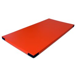 Fallschutzmatte FSM 160/60, 150x100 cm orange mit Klettecken