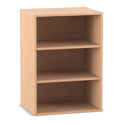 Flexeo� Aufsatzregal, Buche hell, 3 F�cher, Breite 64,1 cm