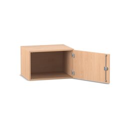 Flexeo Aufsatzschrank, Buche hell, Transchlag rechts, HxBxT:41,4x64,1x50cm, Bogengriff mit Schloss