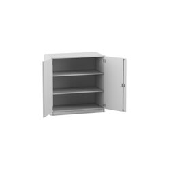 Flexeo Unterschrank, Dekor wei, 3 Fcher, HxBxT: 99,1x94,4x40 cm, Schloss