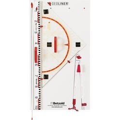 Geoliner Gerteplatte magnetisch 5-tlg. 80 cm Hypothenuse