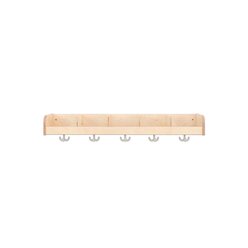 Garderobenleiste, niedrige Ablage, Breite 132,3 cm