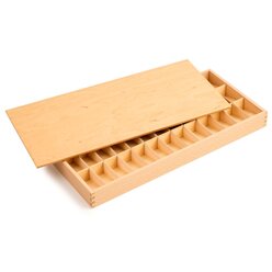 Kasten fr die Aufgedruckten Buchstaben