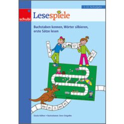 Lesespiele - 17 Lernspiele rund ums Lesen, 1.-2. Klasse