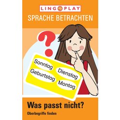 Sprache betrachten: Was passt nicht? ab 9 Jahre