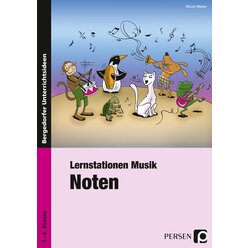 Lernstationen Musik: Noten, Broschre, 2.-4. Klasse