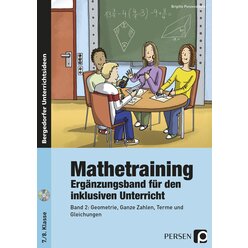 Mathetraining Band 2 - Ergnzungsband inkl. CD, 7.-8. Klasse