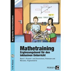 Mathetraining 9./10. Klasse Bd. 1 - Ergnzungsband inkl. CD