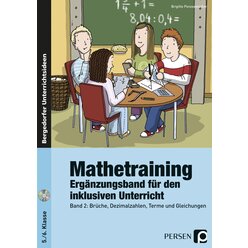 Mathetraining Band 2 - Ergnzungsband inkl. CD, 5.-6. Klasse