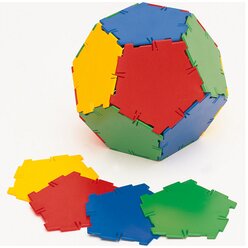 Polydron Mengensatz Fnfecke fr den Zwlfflchner/Dodekaeder 24 Teile