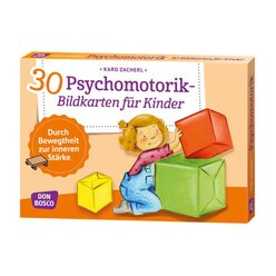 30 Psychomotorik-Bildkarten f�r Kinder, 3-8 Jahre