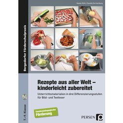 Rezepte aus aller Welt - kinderleicht zubereitet, Broschre inkl. CD, 7.-9. Klasse