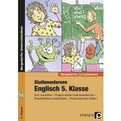 Stationenlernen Englisch, Buch inkl. CD, 5. Klasse