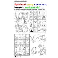 Spielend richtig sprechen lernen: der Laut /k/, Kopiervorlagen