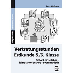 Vertretungsstunden Erdkunde, Buch, 5.-6. Klasse