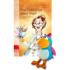 Frau Doktor hat einen Vogel - Buch und Puppe im Set, 3-7 Jahre